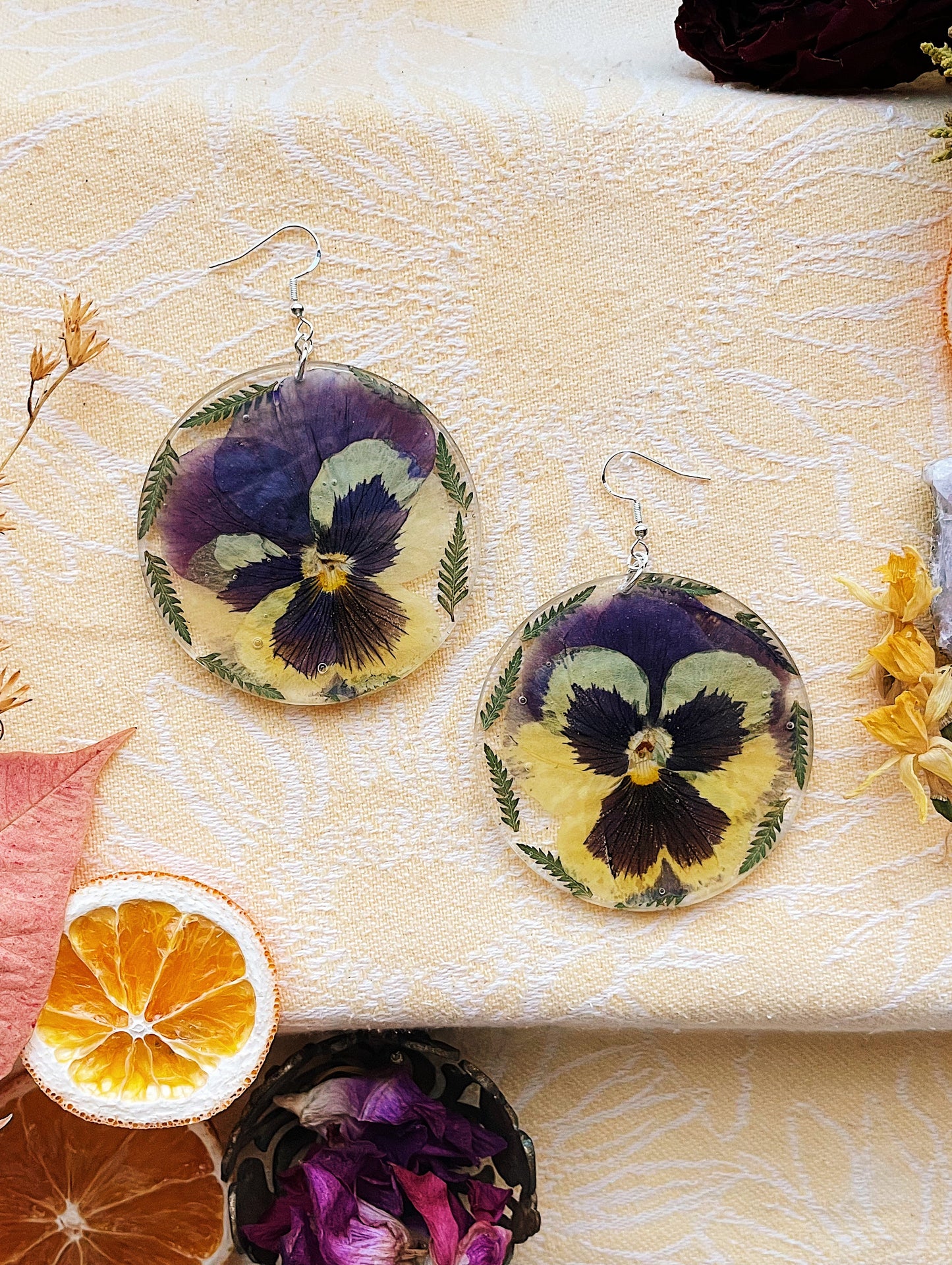 Pansy Hoops